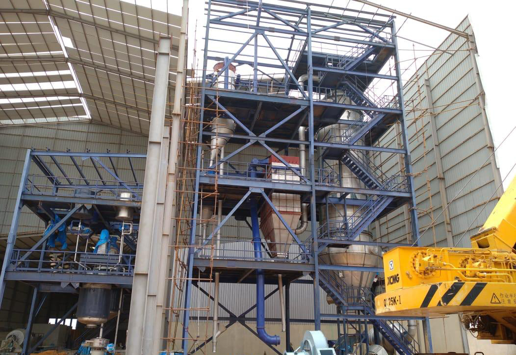 Spray drying facility